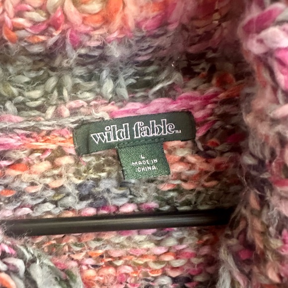 Wild Fable Multicolor Cowl Neck Sweater - Picture 3 of 3